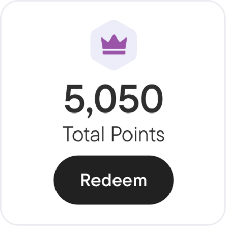 Redeem points