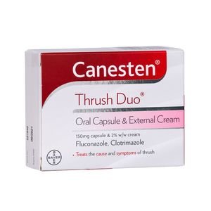 Buy Canesten Thrush Duo Oral Capsule & External Cream