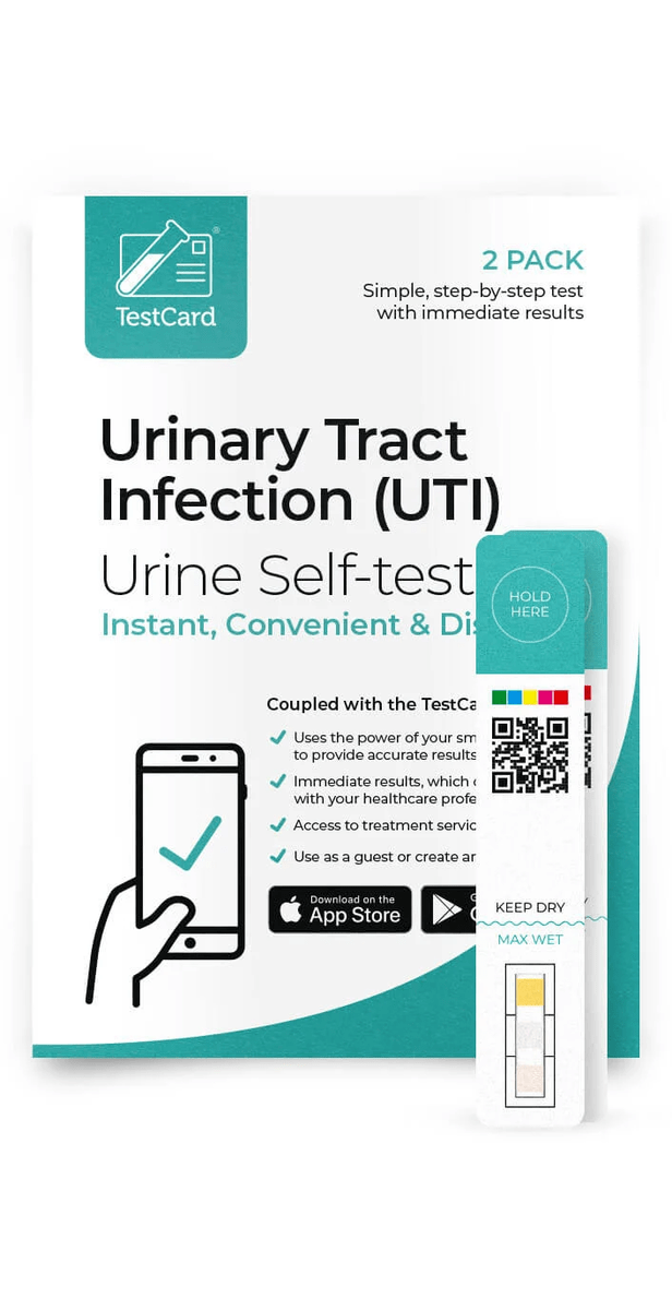 TestCard At-Home UTI Test - Cystitis (UTI) | Cloud Pharmacy