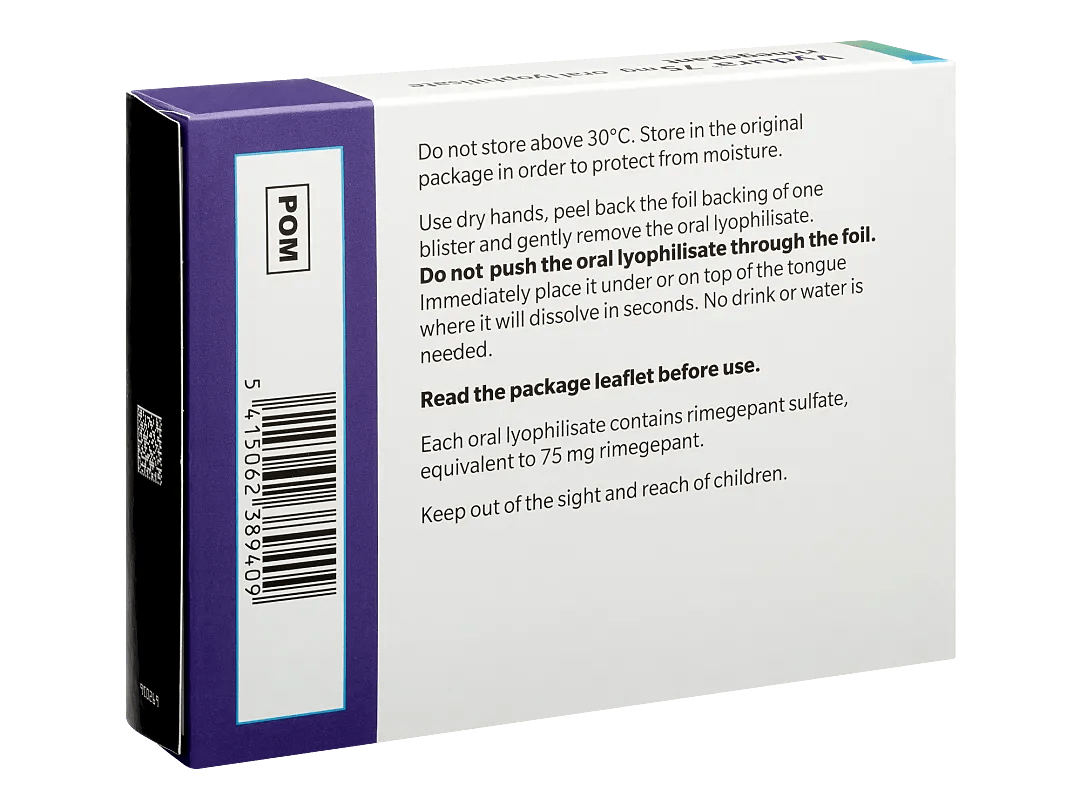 Buy Vydura (Rimegepant) 75mg Online | Migraine Treatment UK